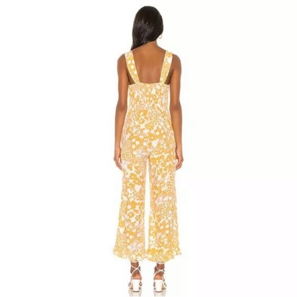 Faithfull the Brand Kasbah Floral Yellow Jumpsuit - Picture 2 of 16